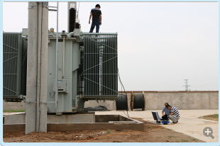 中鐵電氣化局集團西安電氣化工程采購我司一批設備現(xiàn)場調試圖