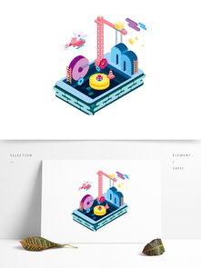 網(wǎng)絡(luò)科技工廠2.5d可商用元素圖片素材 ai格式 下載 互聯(lián)網(wǎng)圖標(biāo)大全